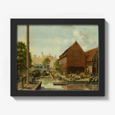 The Shipyard 'D'Hollandsche Tuin' on Bickers Eiland, Amsterdam by Pieter Godfried Bertichen - thumbnail_1_bf_66fc58928213847b6f3579b3